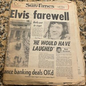 Chicago Sun-Times Elvis Farewell Edition